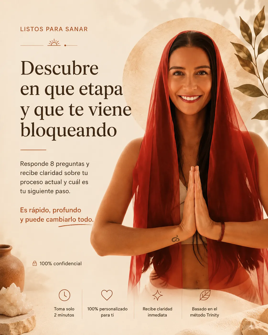 Realiza tu diagnóstico — un espacio íntimo para conectar con tu proceso
