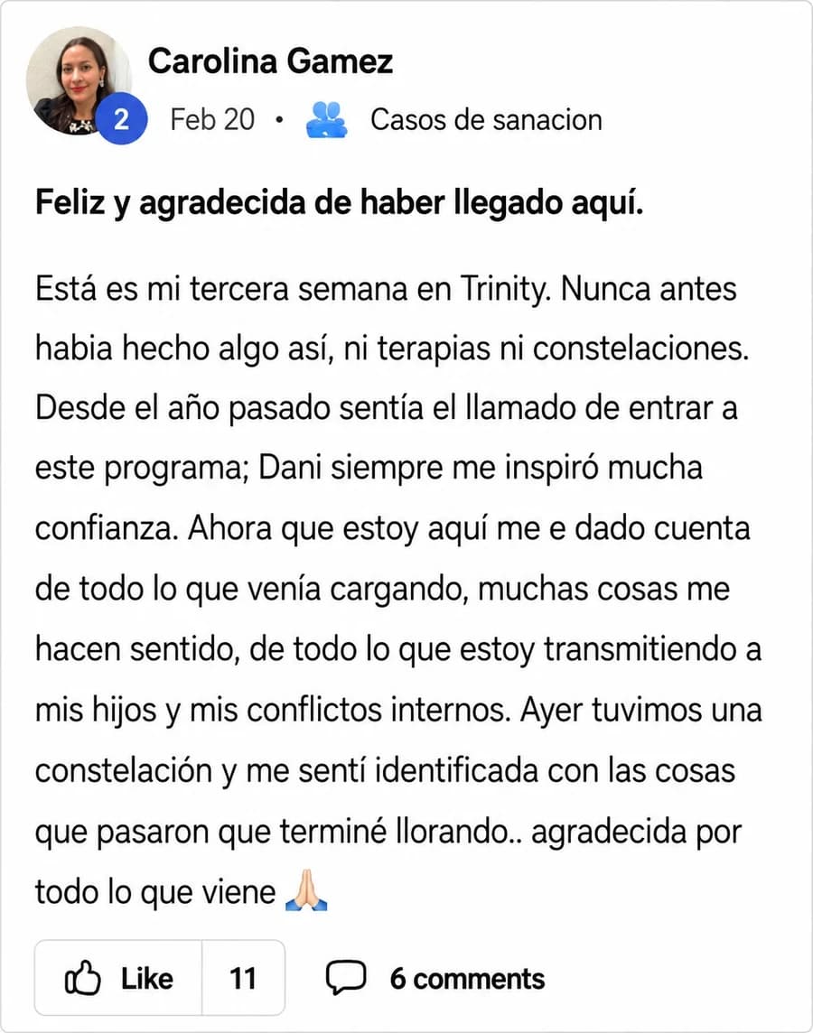 Testimonio de Carolina Gamez